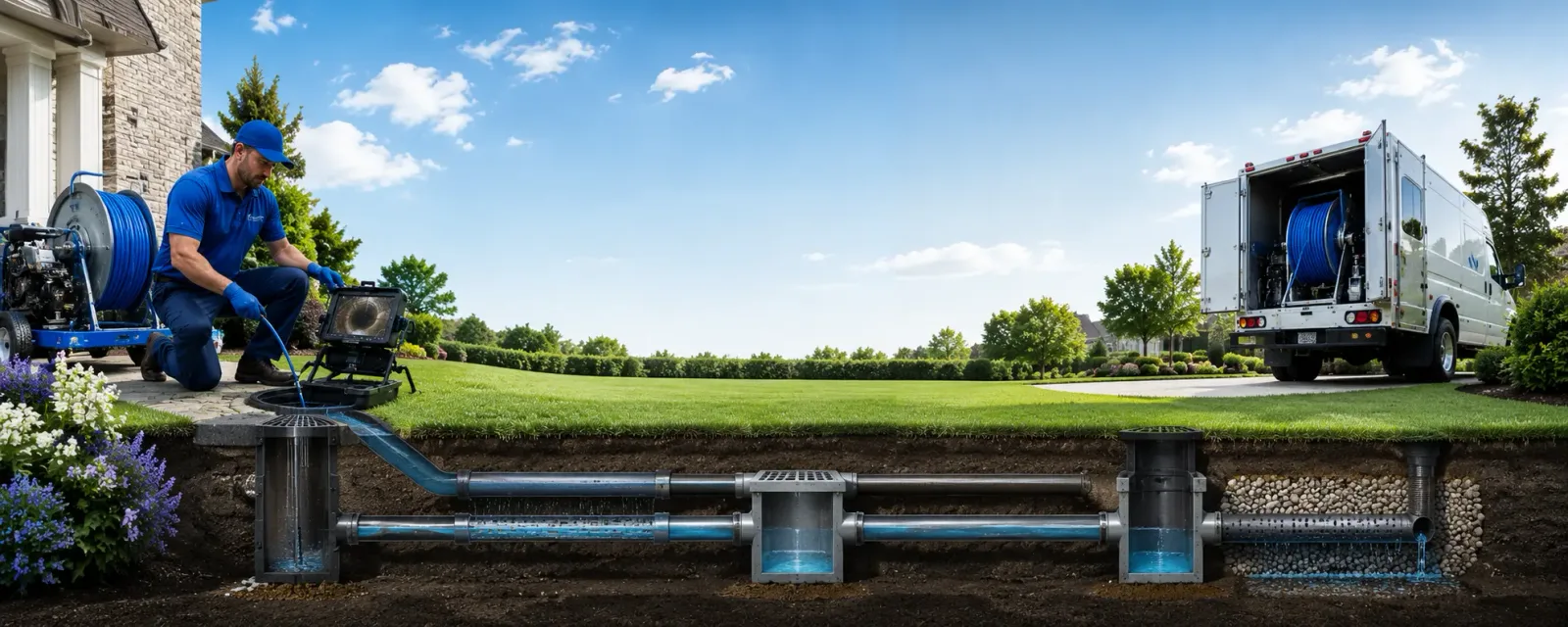 Outdoor drain cleaning information for Union, WV